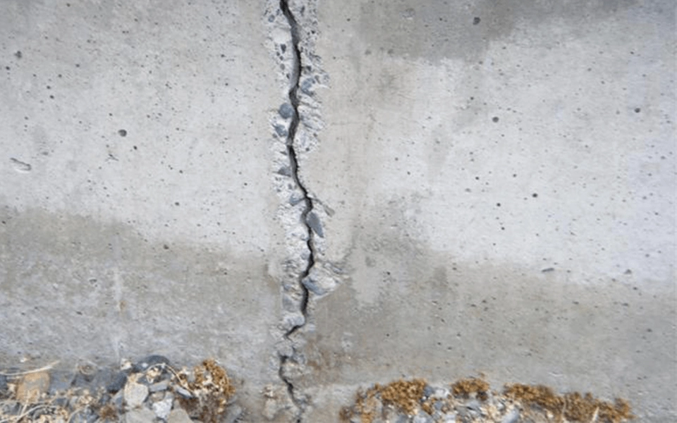 Large crack in foundation